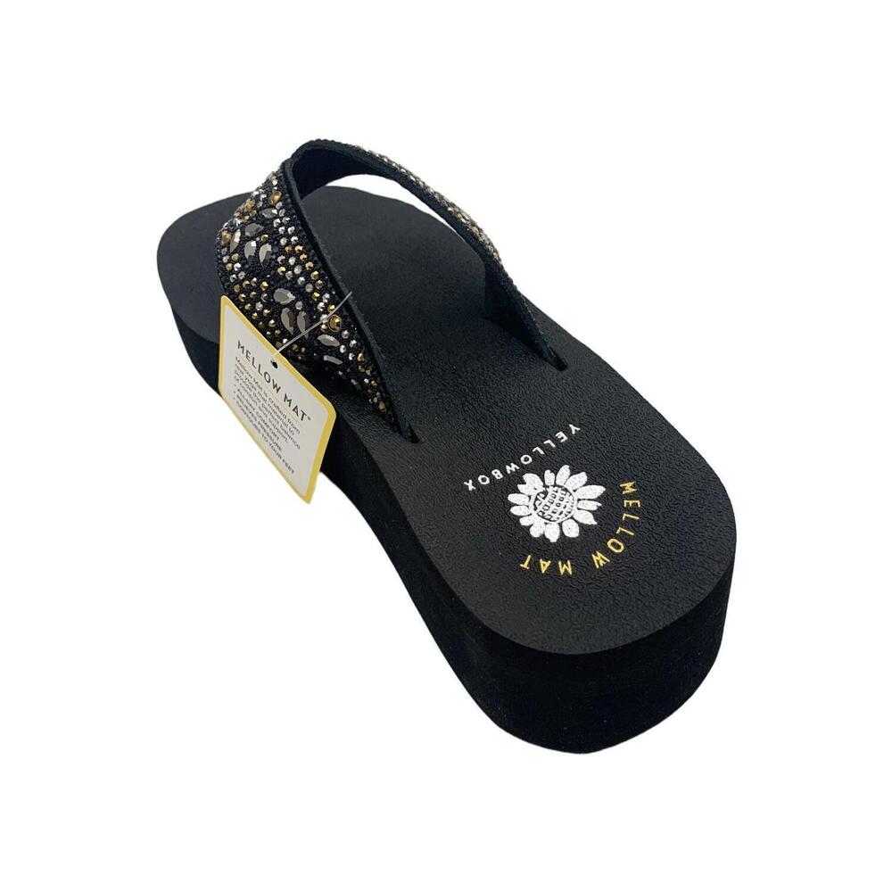 Yellow Box Women's Brigid Flatform Sandal Metallic Multi - Medium - Picture 3 of 3